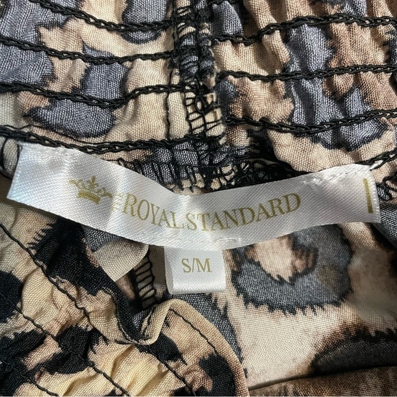 The Royal Standard Leopard Print Swimsuit Coverup Pants - Picture 2 of 11